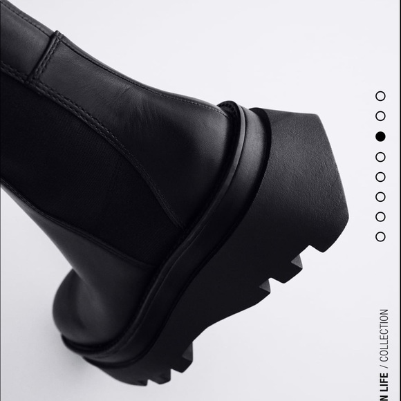 Zara lug sole boots - Picture 2 of 8